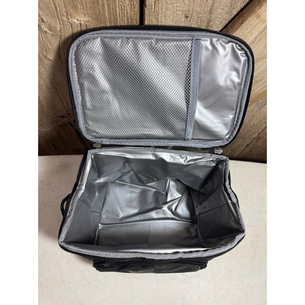 ExtraCharm Insulated Camo Cooler Lunch Bag Multipocket Lunch Box Collapsible - Picture 12 of 12